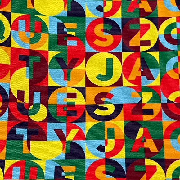 Jacques Folty Colorful Logo Tote Bag - Picture 2 of 7